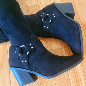 Suade over the knee boots